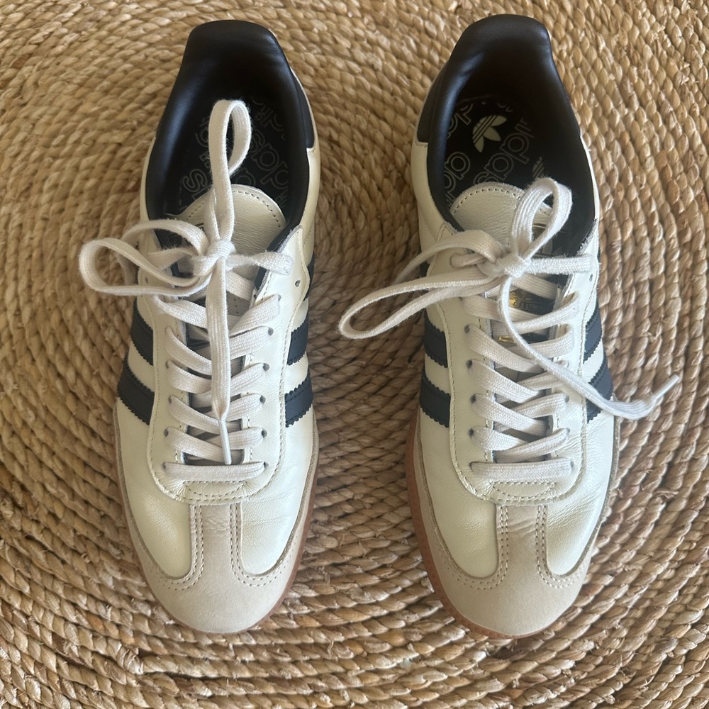 adidas White and Black Sneakers